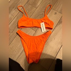 orange pacsun bikini